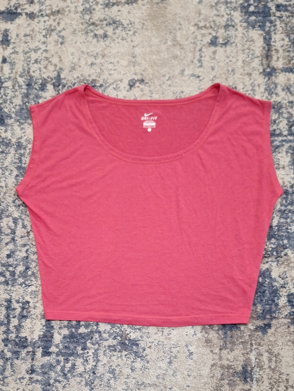 Nike Dri-FIT Diamond 2.0 Women's Cropped Tee Coral Pink Size M